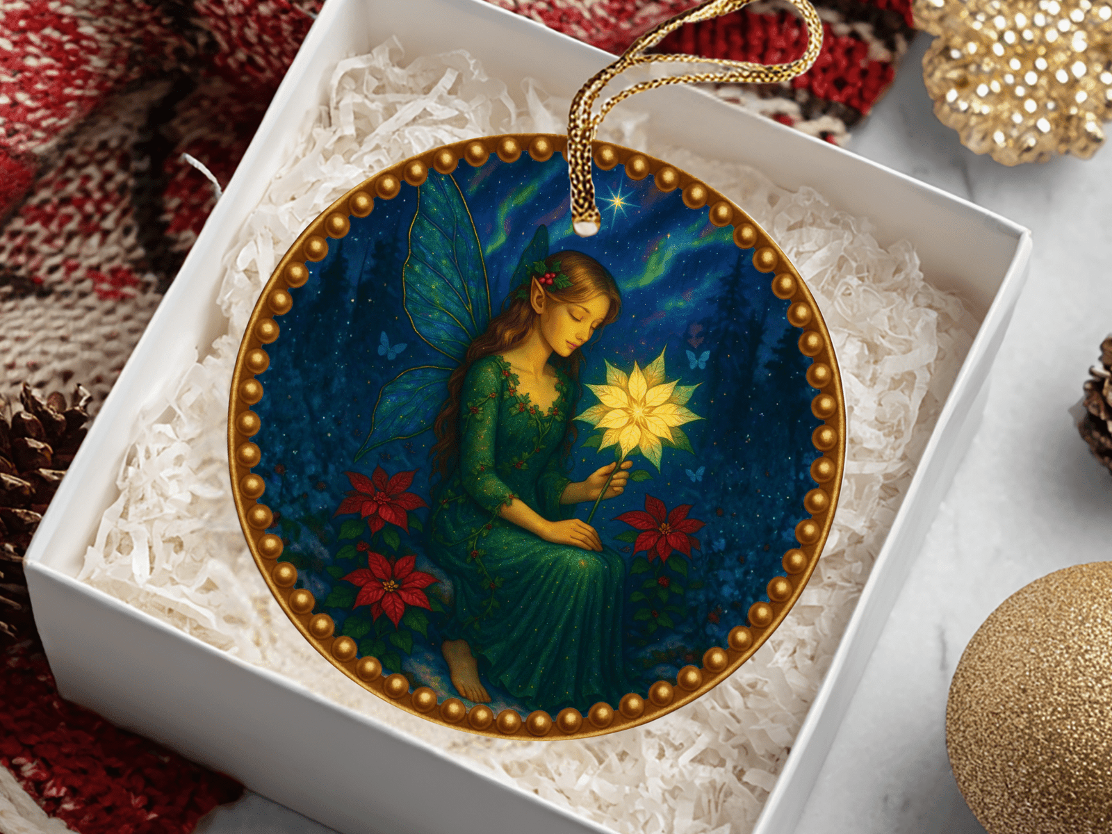 The Aurora Fairy – Northern Lights Ornament | Spirit of Wonder and Illumination - Image 2