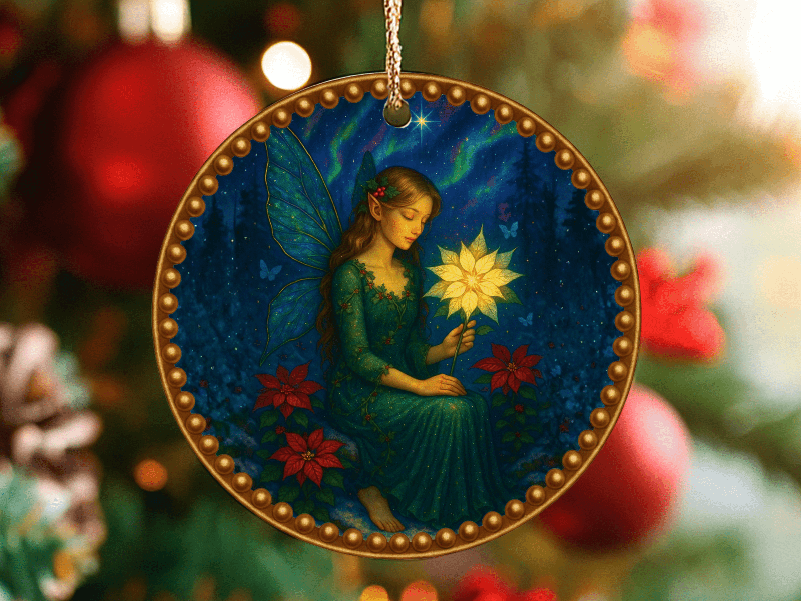 The Aurora Fairy – Northern Lights Ornament | Spirit of Wonder and Illumination - Image 4