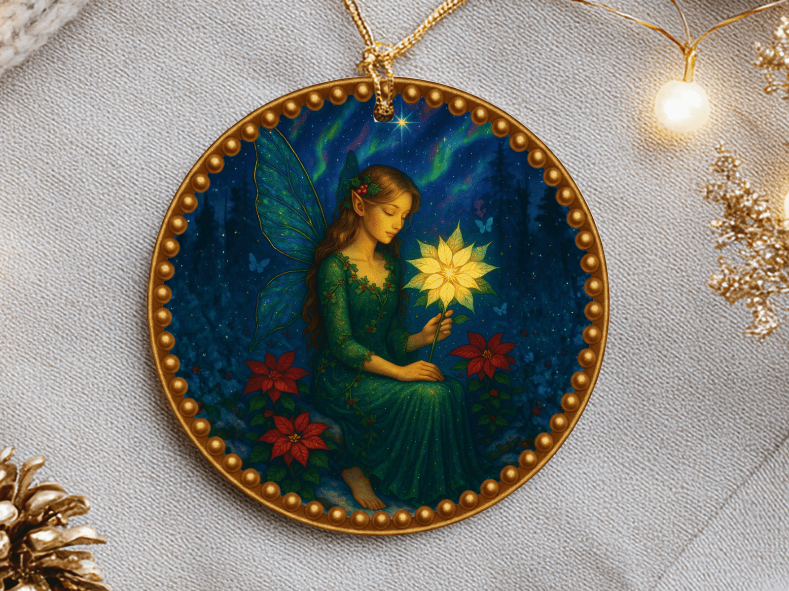 The Aurora Fairy – Northern Lights Ornament | Spirit of Wonder and Illumination - Image 3