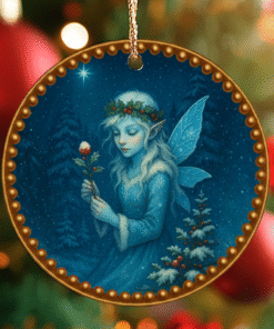 The Snow Sprite – Yule Ornament | Spirit of Winter’s Quiet Magic